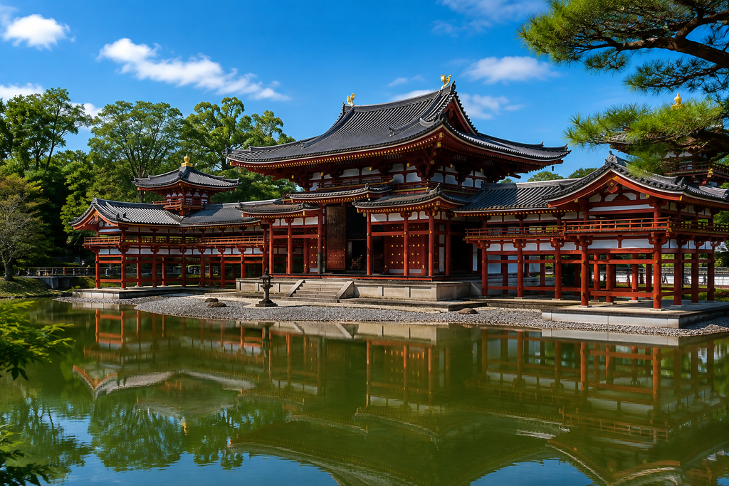 ．平等院の風景