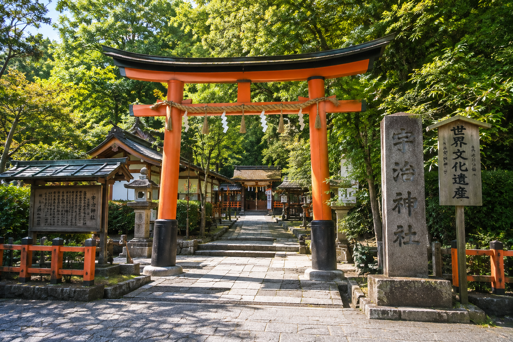 ．宇治神社の風景
